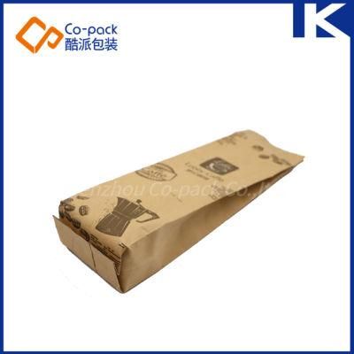 Kraft Paper Bag with Aluminum Foil Material for Coffee Packaging