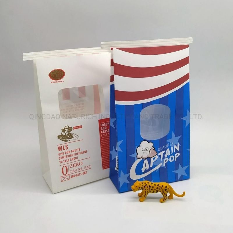 Paper Popcorn Kraft Bag for Microwave Factory Low Price