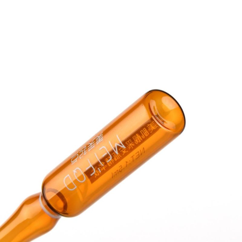 Cosmetic Ampoule 1ml 2ml 5ml 10ml Clear and Amber Medical Glass Ampoule for Injection