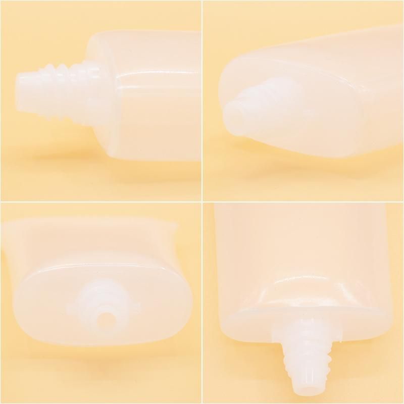 Bioplastic Packaging Flat Shape Bb Cream Tubes Squeeze Cosmetic Tubes