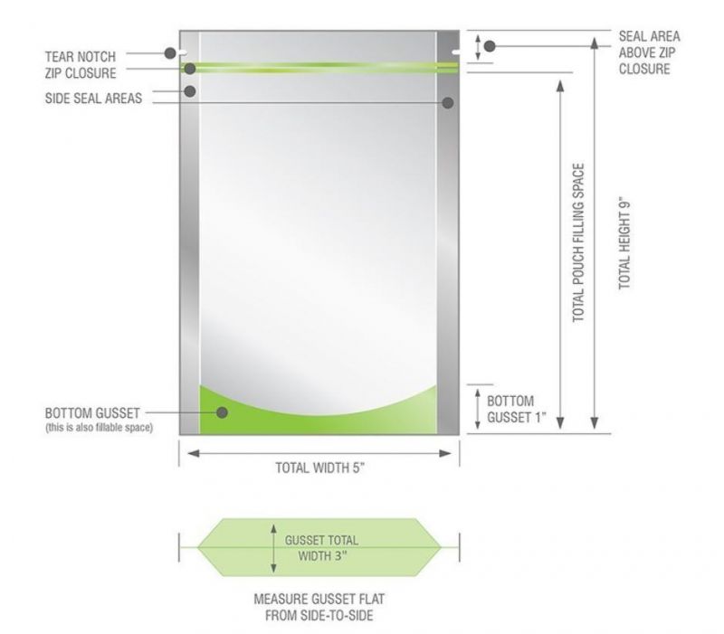 High Barrier Bags Custom Food Packaging Stand up Pouch