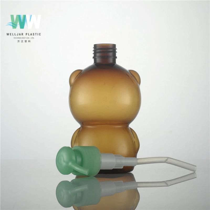 250ml Plastic Pet Bear Shaped Cartoon Lotion Bottle