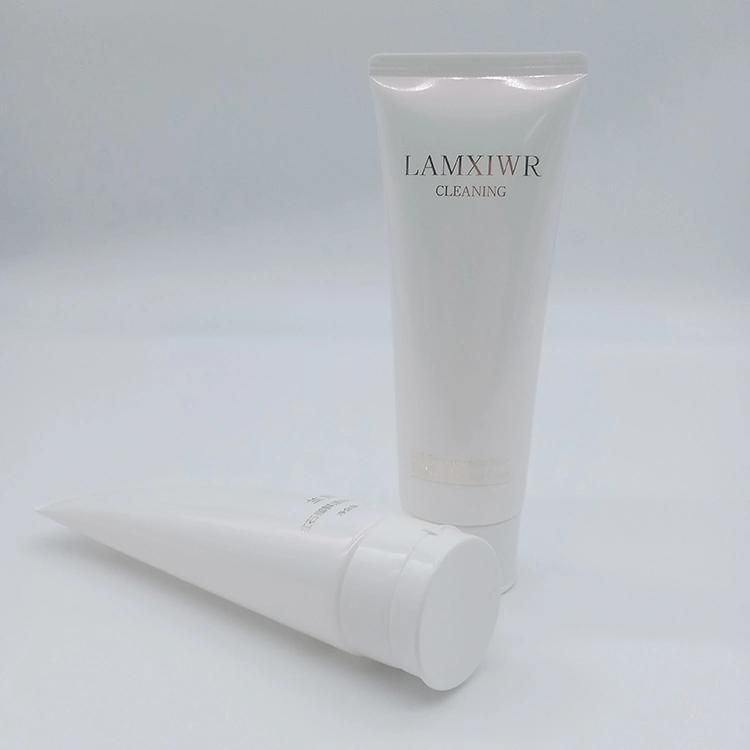 Plastic Face Wash Tube with Screw Cover for Facial Cleanser