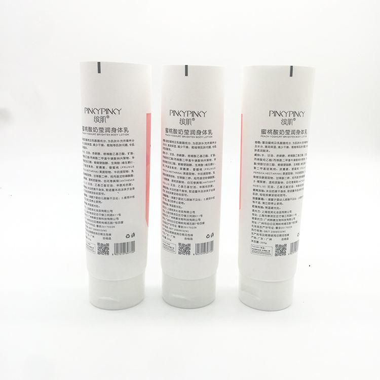 100g Soft Wholesale Empty Hot Sale Cosmetic PE Plastic Tube Manufacturing Packaging OEM Squeeze Tube