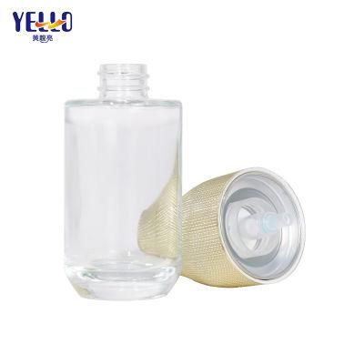 Personal Care Product Skin Packaging Easy Cleaning Clear Glass Containers Bottle