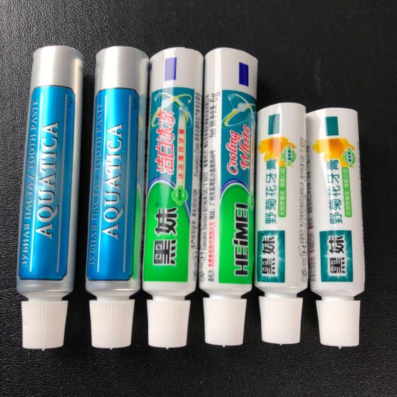 2021 Good Quality 5g Aluminum Laminated Toothpaste Tube with Screw Cap