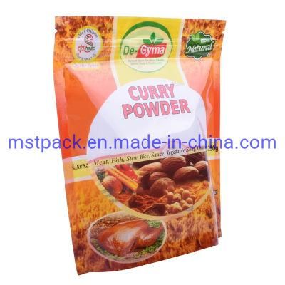 Low Price Transparent Ginger Pepper Spice Doypack Flexible Packaging