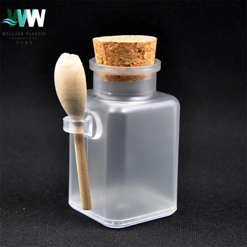 100g Rubber Stopper Square Bottle for Cosmetic Packaging