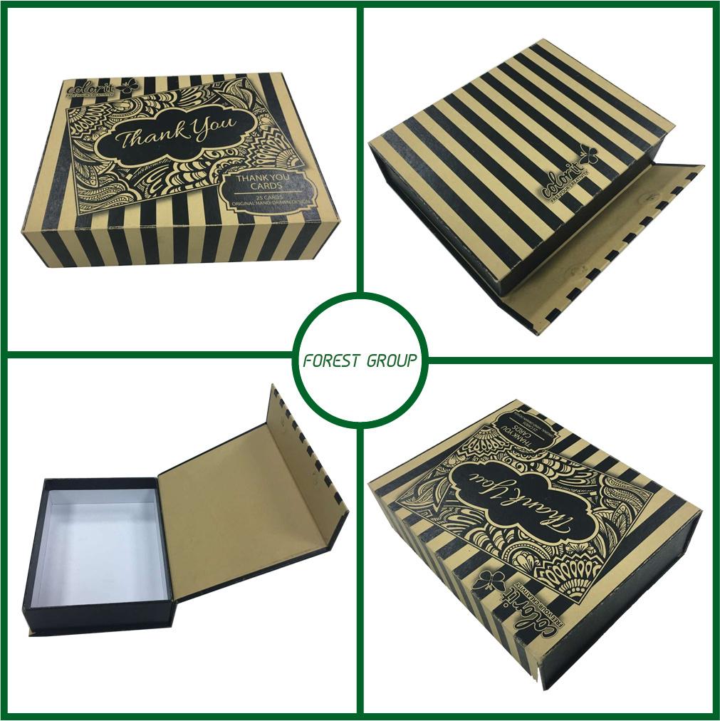 Book Shape Magnetic Closure Gift Box Cardboard