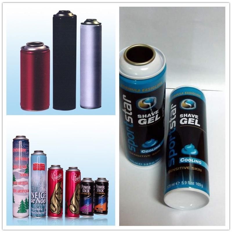 250ml Aerosol Can Aluminium Tinplate Spray Customized Aerosol Pharmaceutical Can