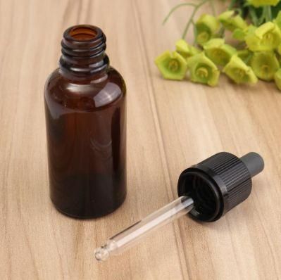 Reagent Eye Dropper Drop Amber Glass Aromatherapy Liquid Pipette Bottle Refillable Bottles Travel Pot