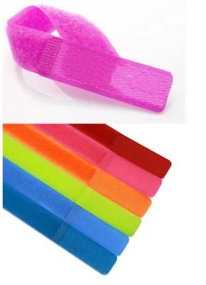 Nylon Fabric Colorful Band Tape; Watch Band Hook and Loop