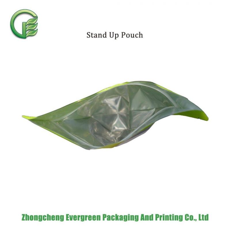 Customized Printing Stand up Doypack Pouch Tea Powder Coffee Zipper Resealable Food Packaging Bag