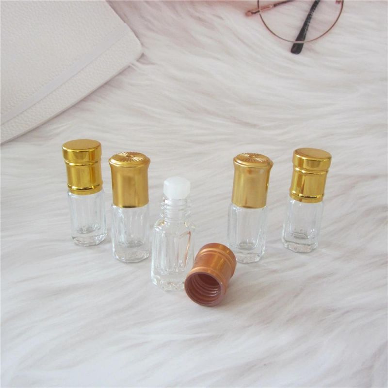 3ml 6ml 12ml Fancy Octangle Attar Bottles