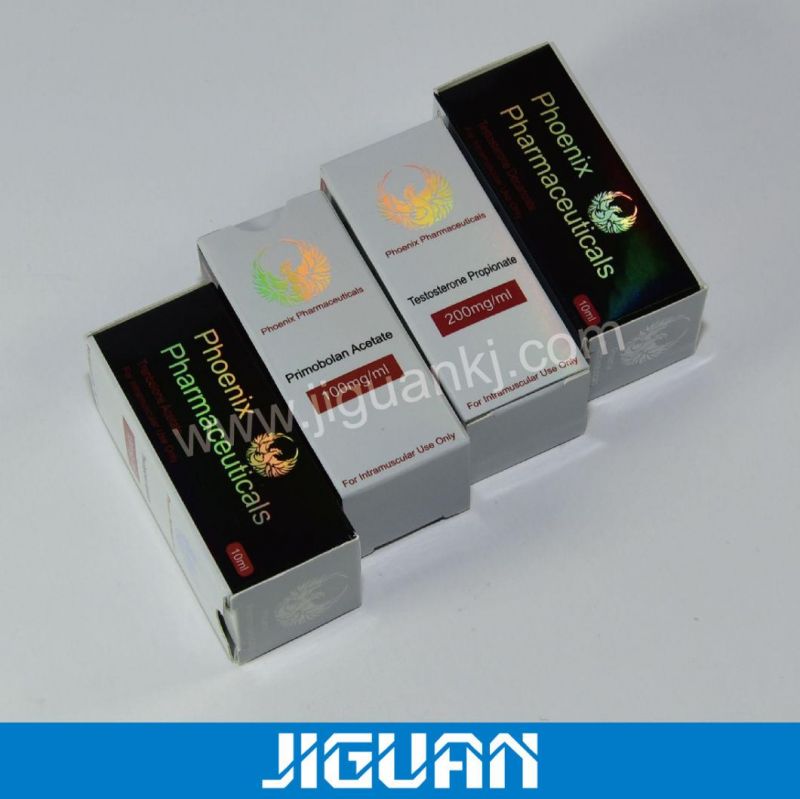 Various 10 Ml Hot Stamping Holographic Vial Paper Packaging Box