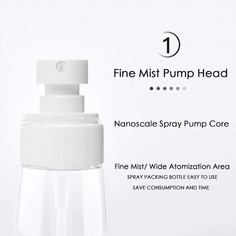 PETG Clear Empty Cosmetic 30ml Fine Mist Pump Spray Bottle