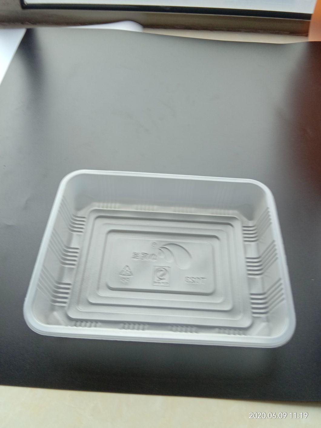 Supermarket Thermoformed PET Plastic Rectangular Food Packaging Tray