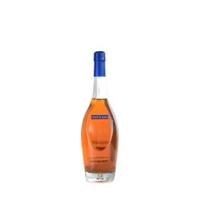 Factory Direct Sale 250ml 375ml 500ml 700ml Screen Painting Brandy Sake Tequila Glass Bottle with Cork Cap