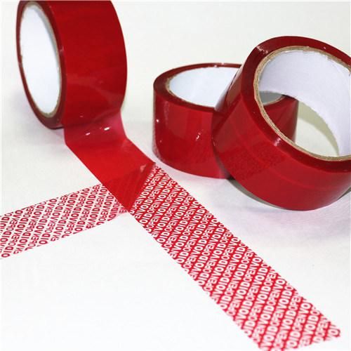 Tamper Evident Void Tape Pet Security Tape for Carton Sealing Surface Protecting