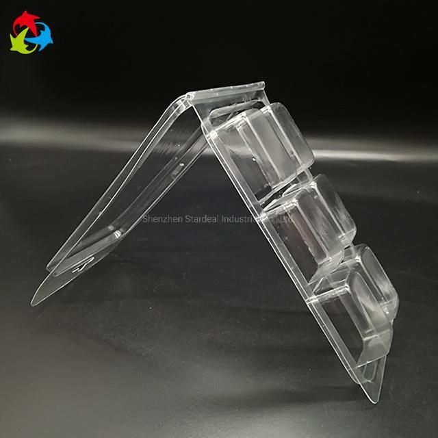 Custom Clear 6 Cavity Clamshell Wax Melt Packaging Boxes