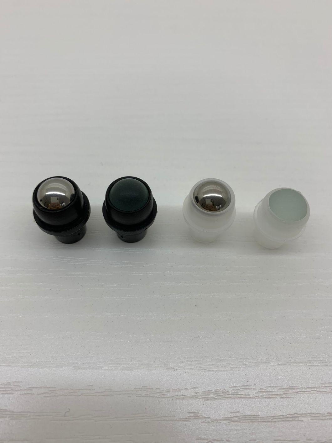 10ml Black Matte Glass Roll on Bottles Black Frosted Glass Roller Ball Bottles