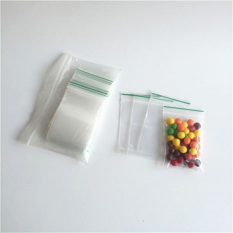 Transparent Without Printing Ziplock FDA Grade Bag