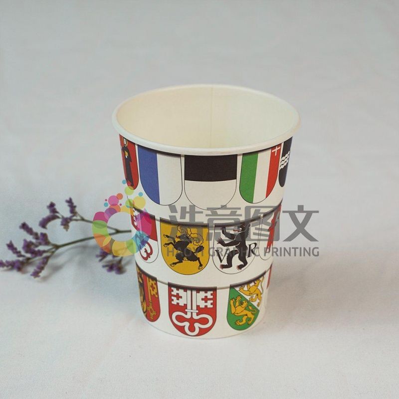 China Wholesale Disposable Color Single Layer Coffee Paper Cup Packaging