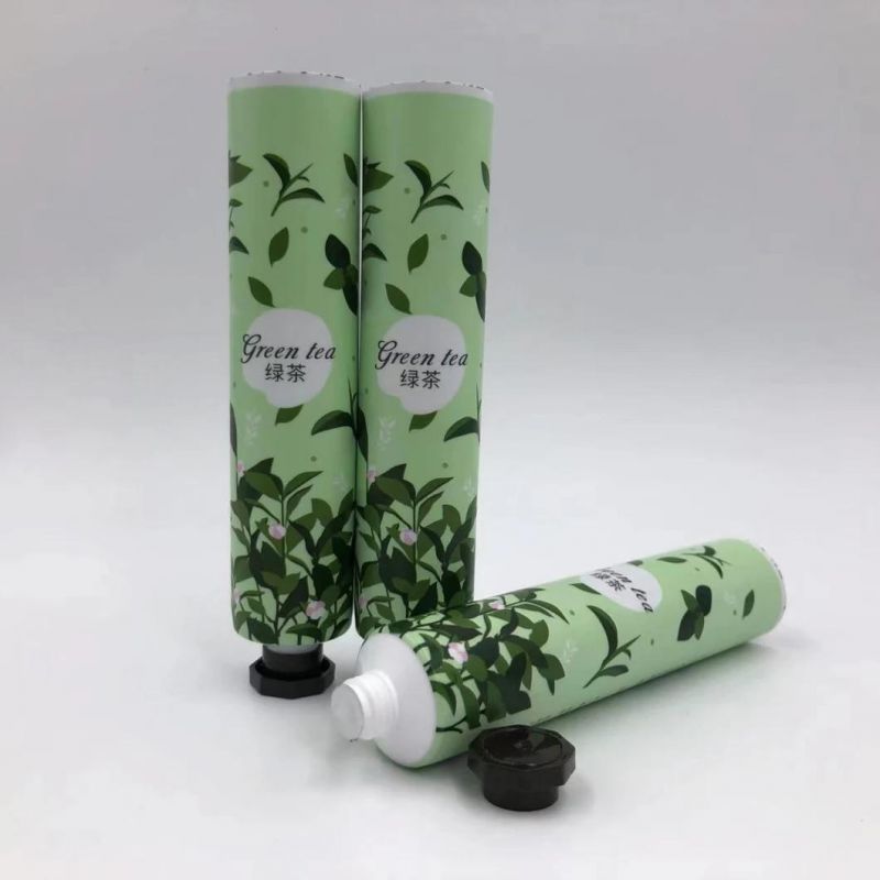 Eco Friendly Cosmetic Tube Round Shaped Aluminum Plastic Tube 30g Hand Cream Tubes