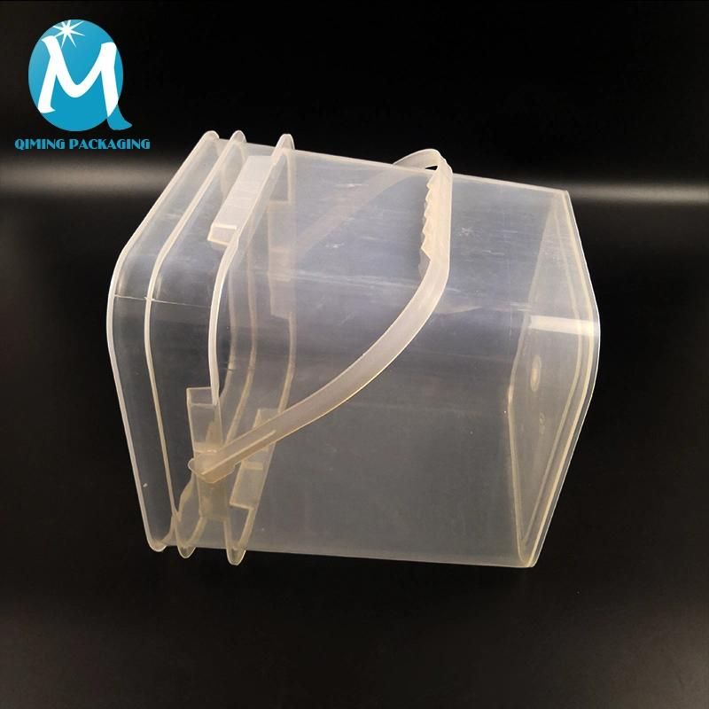 2L PP Food Grade Square Plastic Bucket