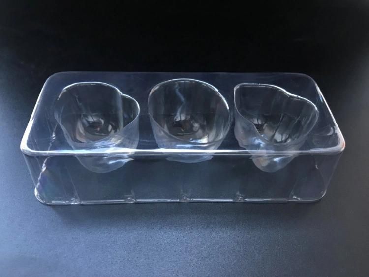 PET blister tray packaging box for cosmetic Powder puff