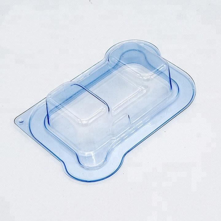 Custom Plastic blue  Clamshell blister Packaging Boxes