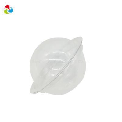 Custom Clear Round Bath Bomb Clamshell Packaging