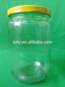 570ml Clear Glass Mason Jars with Metal Lids