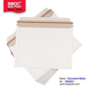 Imee Self Sealing White Cardboard Paperboard Rigid Mailing Bag Rigid Mailers Paper Document Mailers