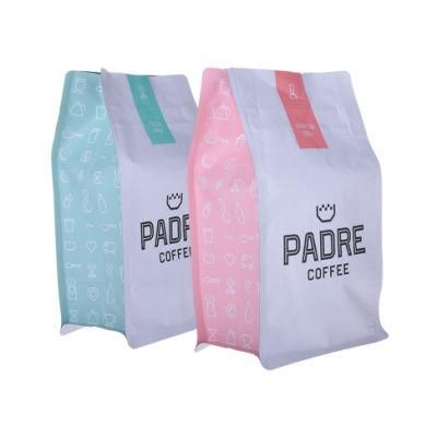 Biodegradable Certificated Food safety Packaging Compostable PLA Plastic Coffee Bag