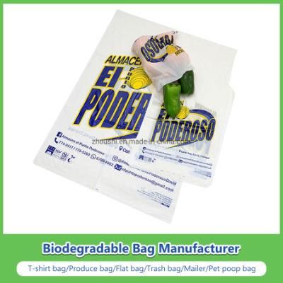 PLA+Pbat/Pbat+Corn Starch Biodegradable Bags, Compostable Bags, Vegetable Bags for Factory