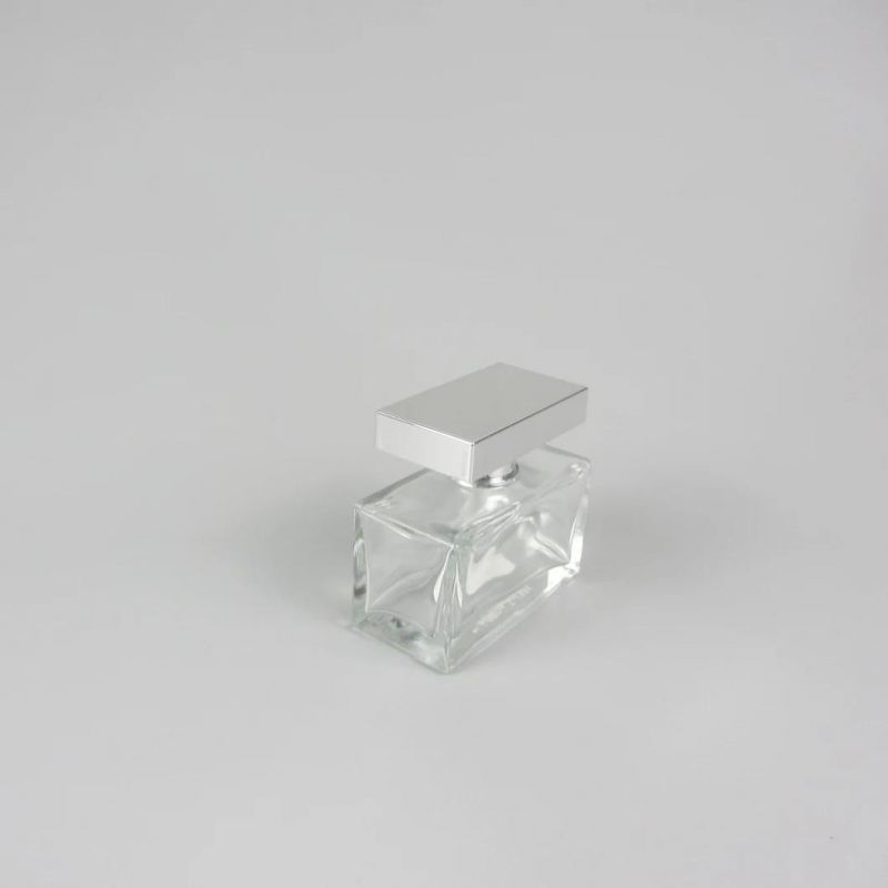 Colored Glass Perfume Bottle 100ml Square Glass Bottle