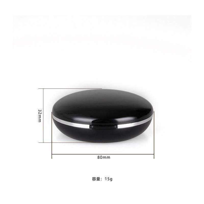 High-Grade Graceful Round Empty Bb Cream Cushion Case Air Cushion Case Compact Powder Case with Mirror