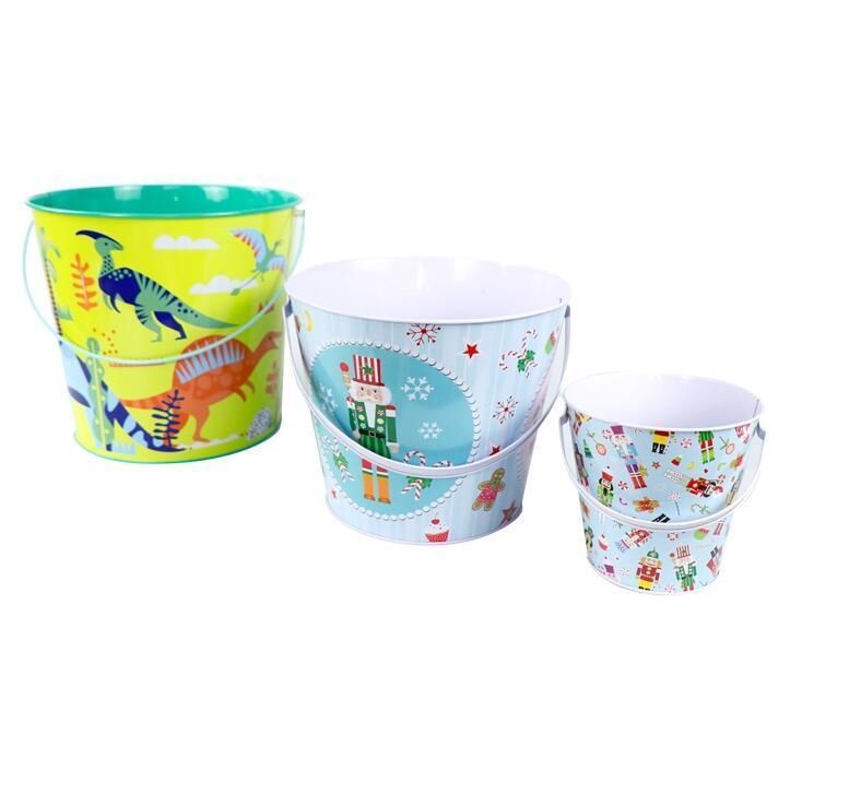 Hot Sale Low Price Professional Custom Bucket Tin Box for Gifts/ Toys Packing Box