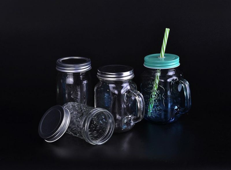 Clear Pickles Glass Food Jar with Closure