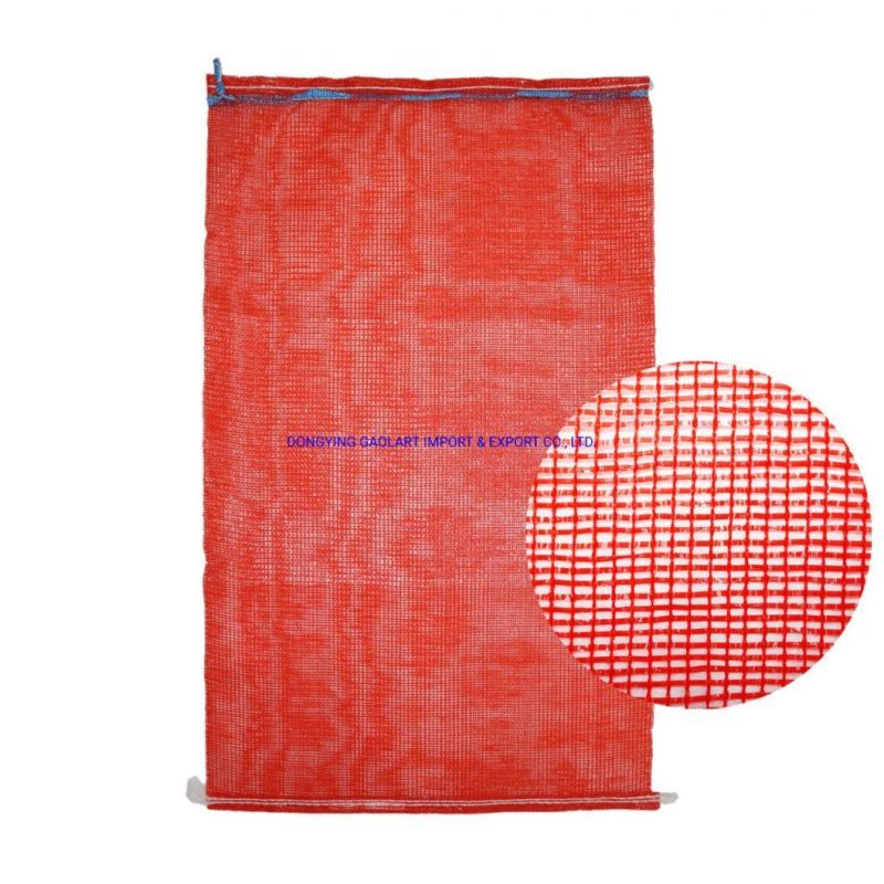 Leno Mesh Bag for Onion Potato Cabbage Firewood Packaging