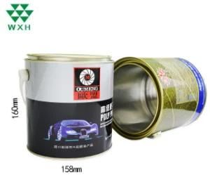 Round Polish Can Matt Print Chemical Tin Can