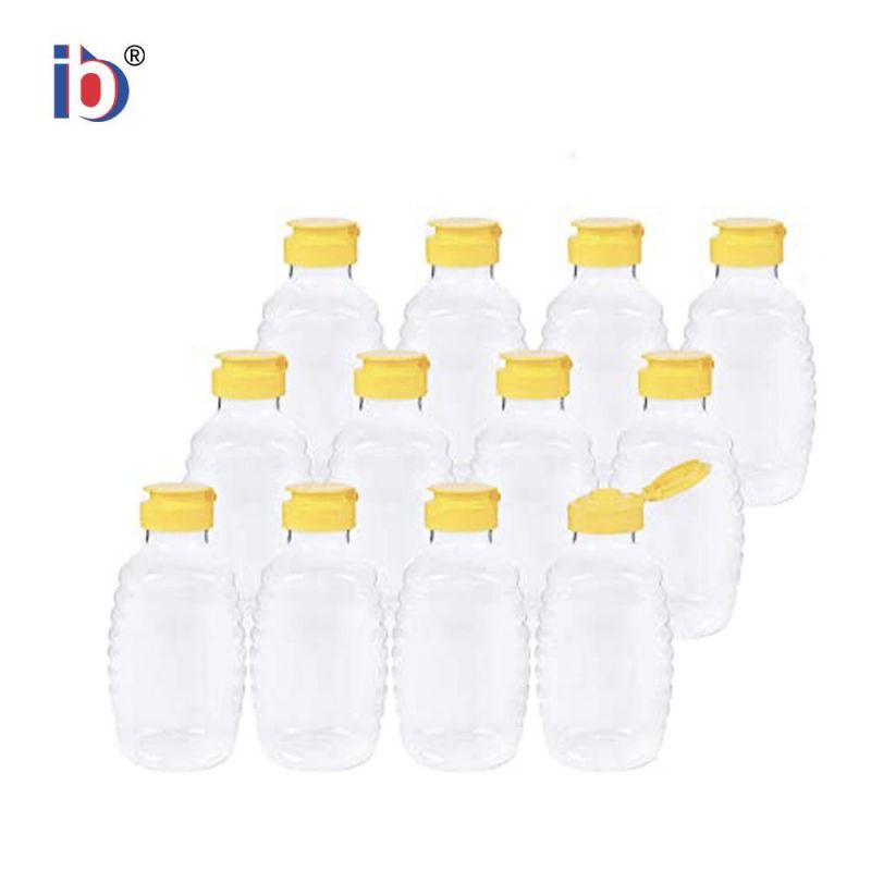 Retro Design Transparent Plastic Bottle Honey Bottle Plastic Reusable