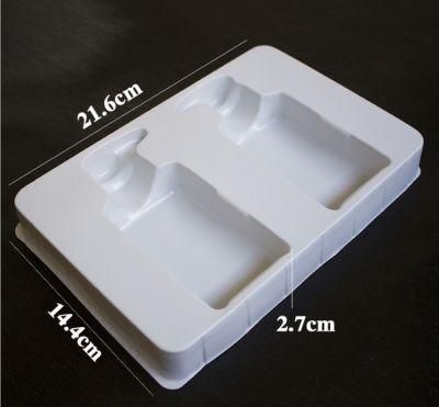 Customized and Environment-Friendly Cosmetics Inner White PVC Plastic Packaging Tray