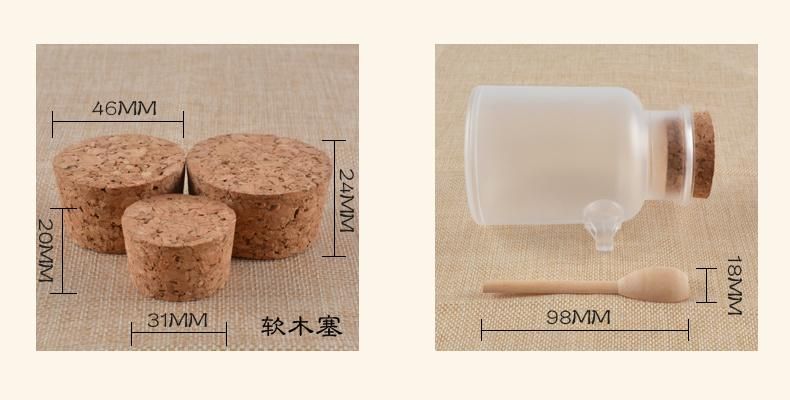 Cosmetic Packaging 300g ABS Round Bath Salt Bottle