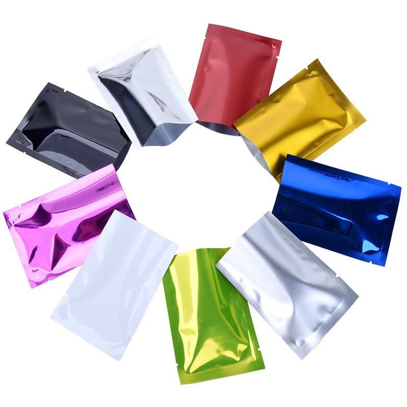 Custom Printed Three Side Sealed Aluminum Foil Food Sachet Pouch Hermetic Bags