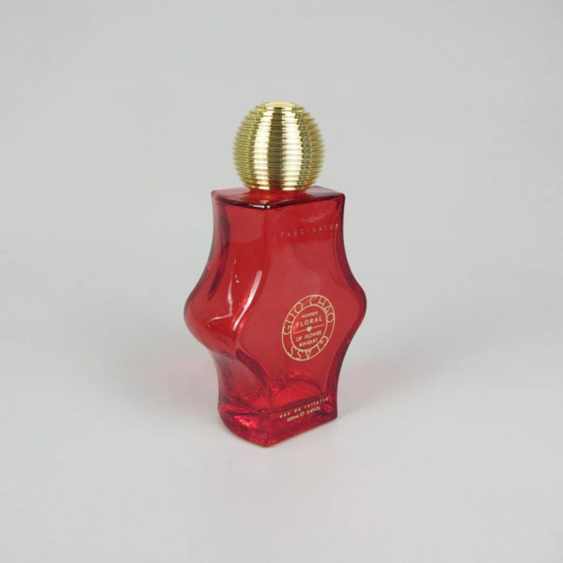 Thick Bottom Spray Glass Perfume Bottles with Crimp Neck