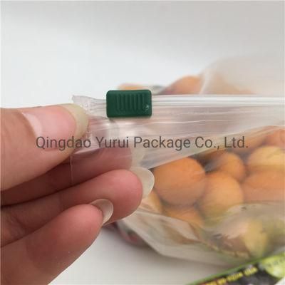 Custom Printed BPA Free LDPE Waterproof Leakproof Food Storage Reusable Reclosable Ziplock Slider Bag