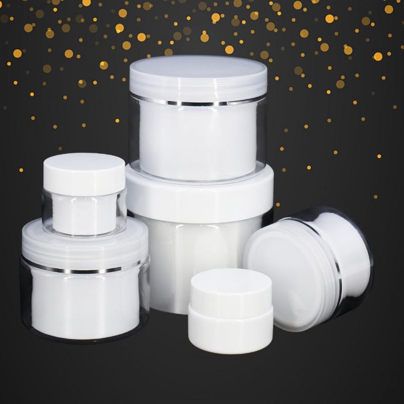 Wholesale Empty Plastic Cosmetic Packaging Cream Jars with Easy Operation