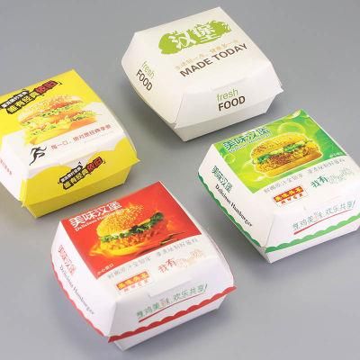 Customs Snack Food with Film Food Storage Box Paper Box Food Takeaway Box